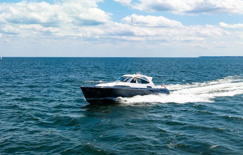 Slide: The Image of 2019 Palm Beach Motor Yachts GT50 underway - 61