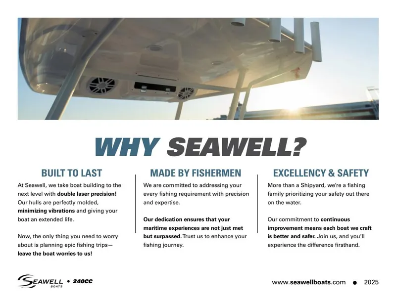 Slide: The Image of SeaWell 240CC 2024: Durable, expertly crafted fishing boats ensuring safety and precision on every trip. - 5