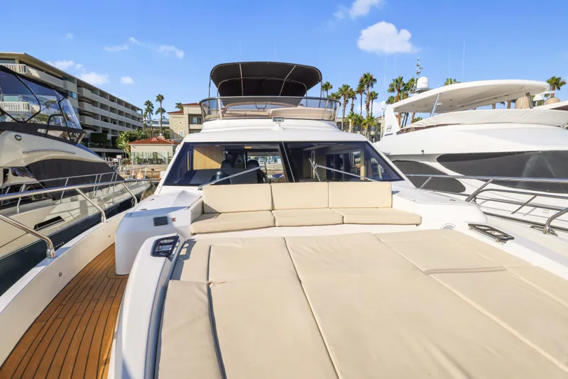 Slide: The Image of Luxury yacht docked at marina, Absolute Fly Co Ownership 2015 model. - 14