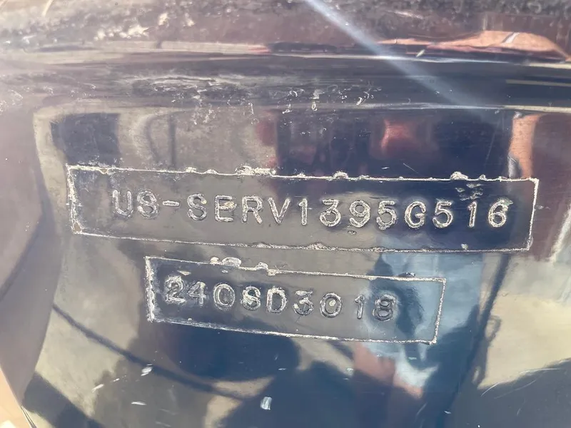 Slide: The Image of Hull identification number on 2016 Sea Ray 240 Sundeck boat. - 18