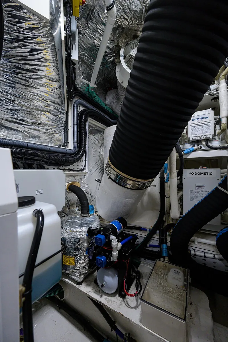 Slide: The Image of Princess 60 SB Mulligan - Engine Room - 81