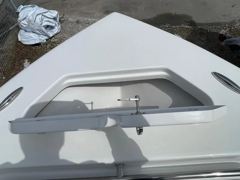 Slide: The Image of 2025 Sea Pro 222 Center Console boat bow with anchor storage. - 16