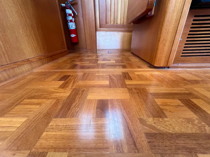 Slide: The Image of Teak Parquet Closeup - 42