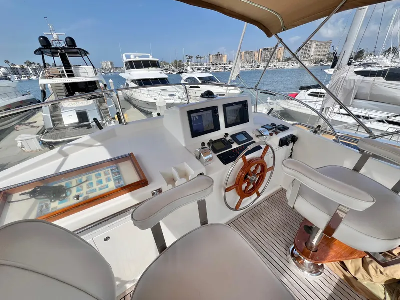 Slide: The Image of Flybridge Chart Locker & Helm - 51