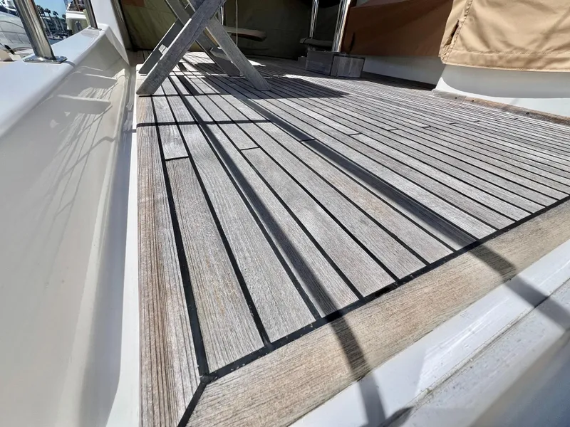 Slide: The Image of Flybridge Teak Closeup - 57