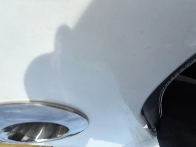 Slide: The Image of Close-up of 2016 Nor-Tech 392 Super Fish Center Console boat detail. - 23