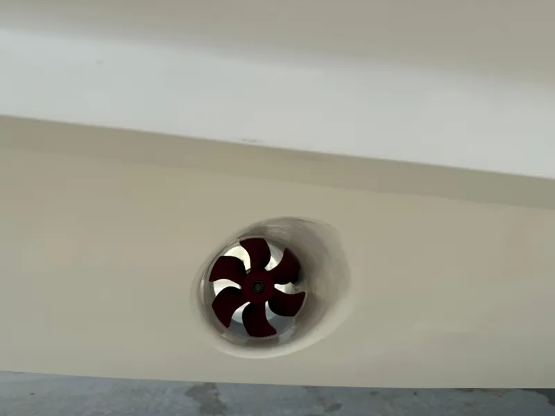 Slide: The Image of Bow thruster on 2016 Nor-Tech 392 Super Fish Center Console boat. - 5