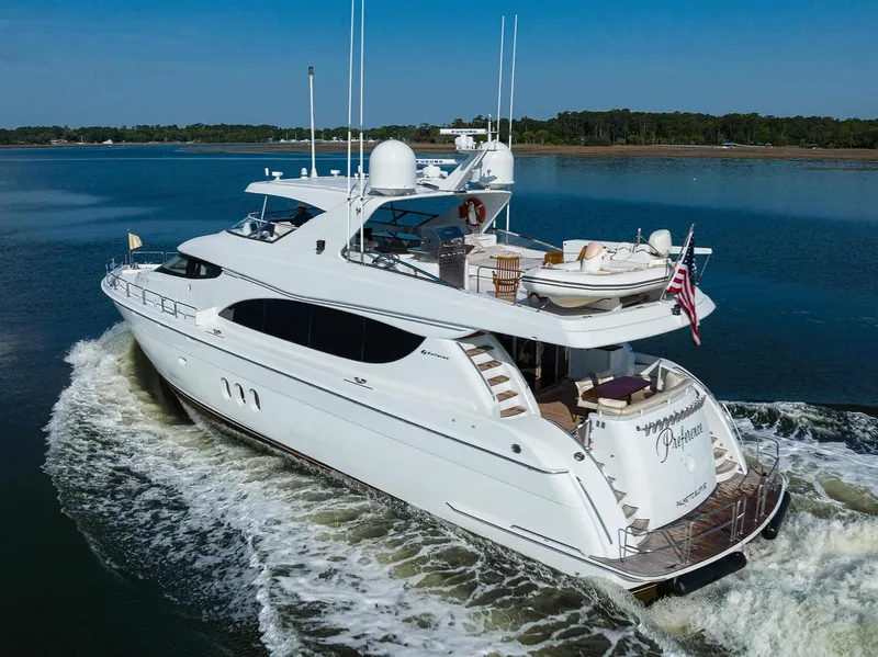 Slide: The Image of Hatteras 80 Motor Yacht 2004 - 5