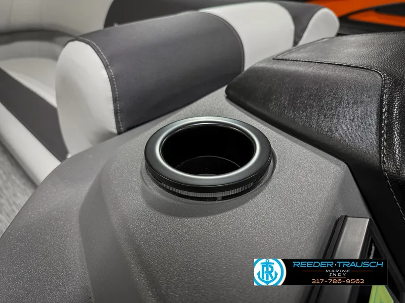 Slide: The Image of Cup holder on 2025 Bennington 20 SSR boat with sleek interior design. - 40