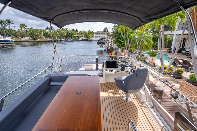 Slide: The Image of Luxurious 2021 Skamander Monaco yacht with elegant deck, scenic waterfront view, and modern amenities. - 27