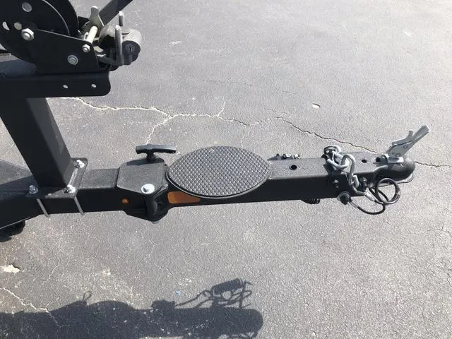 Slide: The Image of Trailer hitch of a 2021 Nitro Z19 Sport on asphalt pavement. - 15