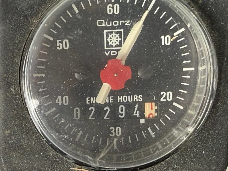 Slide: The Image of Engine hour meter showing 2294 hours on a 1998 Beneteau Oceanis 352 sailboat. - 20