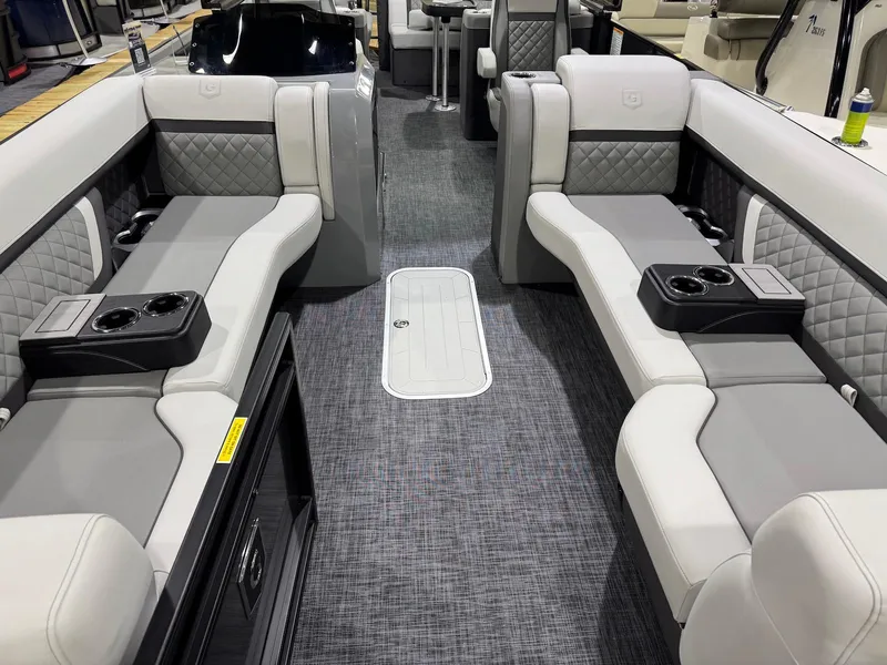 Slide: The Image of 2025 Godfrey AquaPatio 255 ULC interior with luxurious seating and modern design. - 4