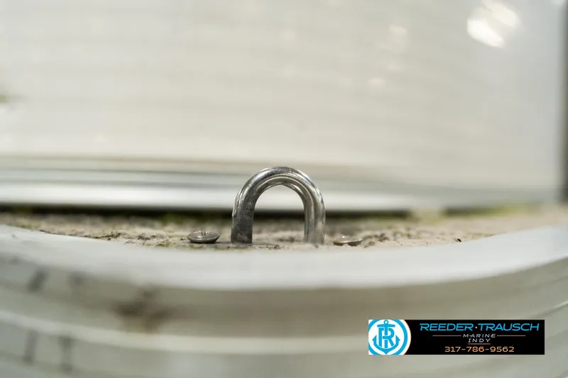 Slide: The Image of Close-up of a metal loop on a Sweetwater SW 20 RE, 2001 model. - 42