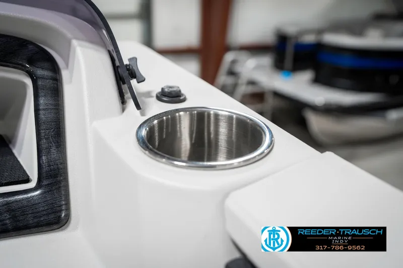 Slide: The Image of Cup holder on 2020 Avalon 2485 boat, featuring sleek design and modern amenities. - 39