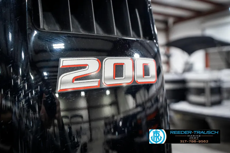 Slide: The Image of Close-up of Avalon 2485 2020 model with '200' engine detail. - 49