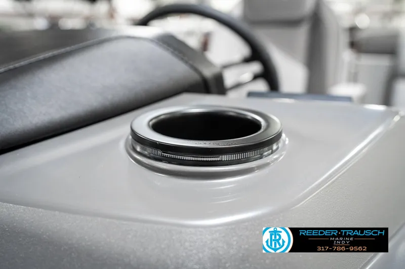 Slide: The Image of Cup holder on 2025 Bennington 18 SLJ boat, featuring sleek design and modern finish. - 45