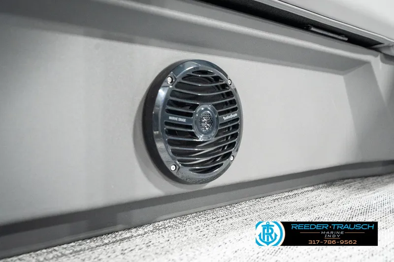 Slide: The Image of Speaker detail on 2025 Bennington 20 SSB boat interior. - 44