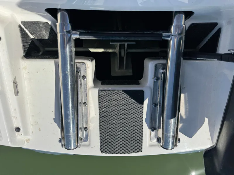 Slide: The Image of 2019 MasterCraft X46 boat swim platform with stainless steel ladder. - 16