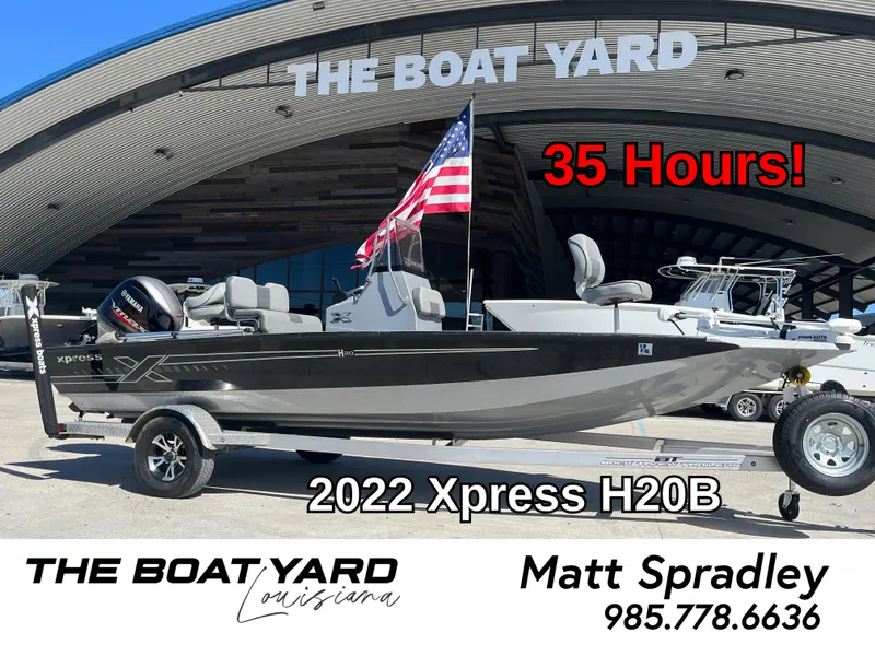 The Image of 2022 Xpress H20B Bay Boat at The Boat Yard, Louisiana, with 35 hours of use. - 1