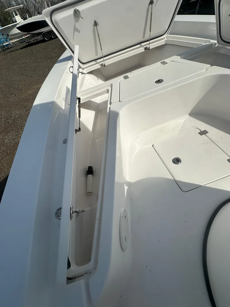 Slide: The Image of Piranha Casador B2200 boat seat with storage compartment, 2025 model. - 13