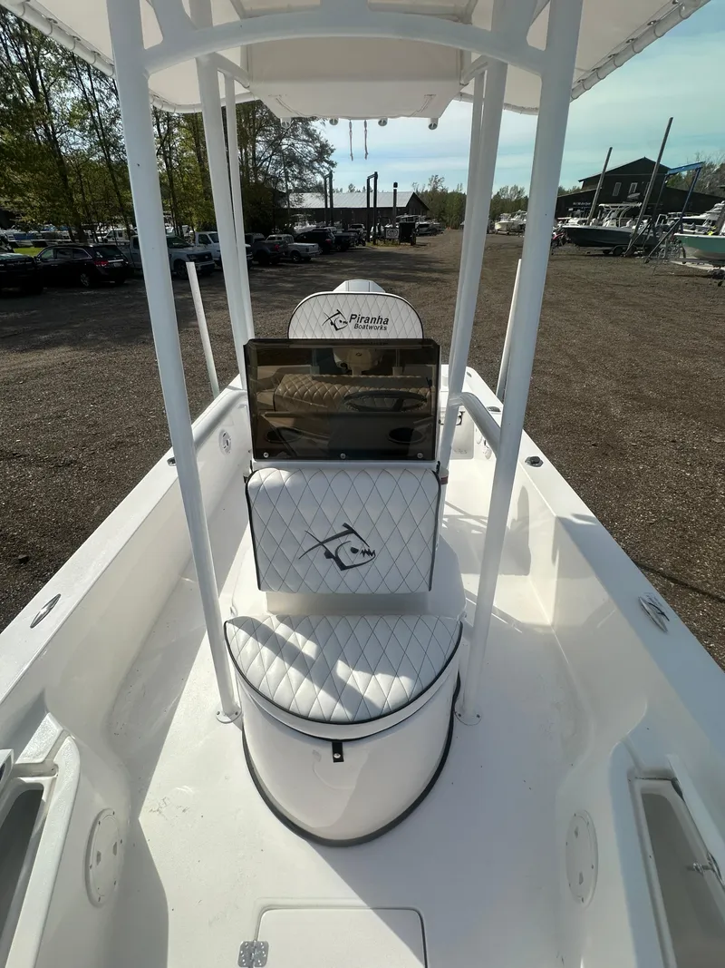 Slide: The Image of Control panel of 2025 Piranha Casador B2200 boat, featuring modern gauges and controls. - 17