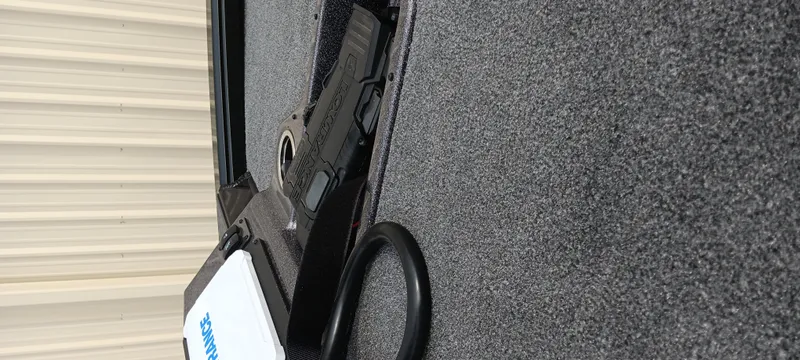 Slide: The Image of 2025 Ranger ALPHA 208 interior with textured surface and control panel. - 8