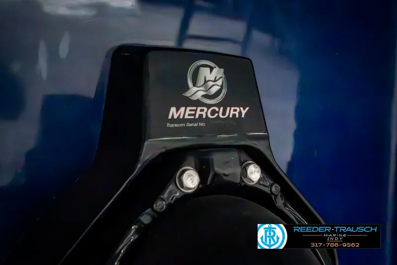 Slide: The Image of Mercury engine detail on 2007 Starcraft Limited 1900 OB boat. - 48