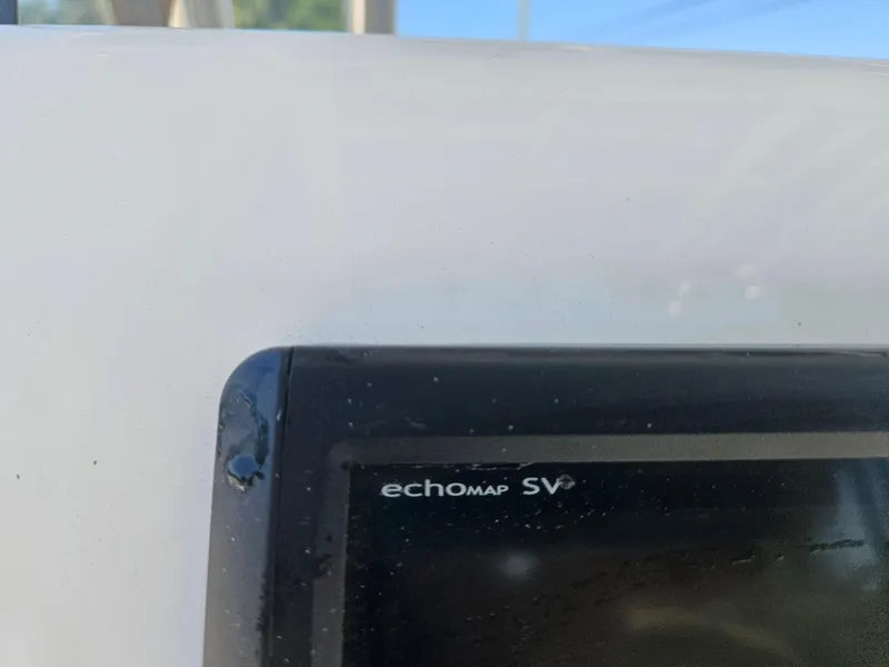Slide: The Image of Close-up of Garmin EchoMap SV on 2018 Key West 219 FS boat. - 11