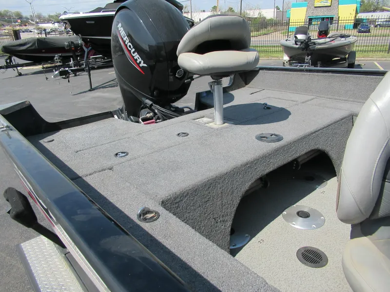 Slide: The Image of 2019 Tracker Pro V175 Guide boat with Mercury engine and seating. - 4