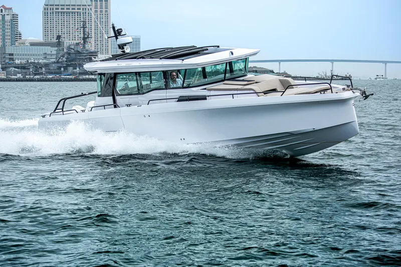 Slide: The Image of Axopar 45 Cross Cabin 2023 - 0