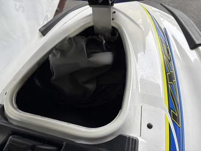 Slide: The Image of 2019 Yamaha WaveRunner VXR storage compartment with cover inside. - 7
