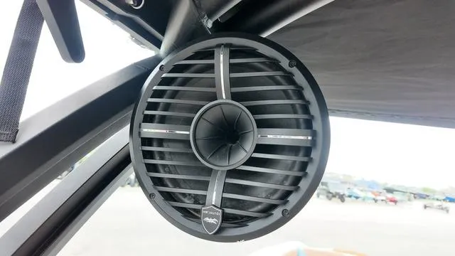 Slide: The Image of 2021 Tigé RZX Class 22 RZX boat speaker, close-up view. - 21