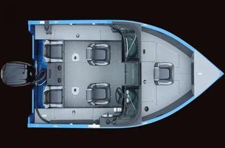 Slide: The Image of Lund Rebel XL 1650 Sport w/ 60HP Mercury! 2025 - 2