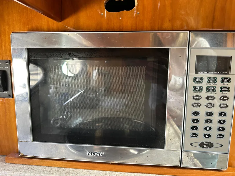 Slide: The Image of Tappan microwave oven in a 2005 Regal 4260 COMMODORE yacht kitchen. - 41