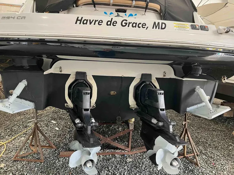 Slide: The Image of 2014 Crownline 294 CR boat with dual propellers, Havre de Grace, MD. - 22