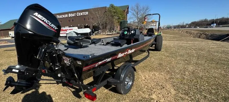 Slide: The Image of 2025 Tracker Bass Tracker Classic XL boat with Mercury engine at Tracker Boat Center. - 4