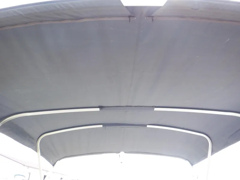 Slide: The Image of Bimini top of 2013 Harris FloteBote Cruiser 240 pontoon boat. - 21