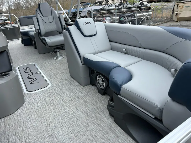 Slide: The Image of 2025 Avalon LSZ 2585 Quad Lounger Shift with luxurious seating and modern design. - 6