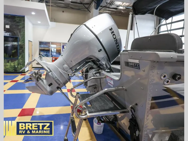 Slide: The Image of 2020 Pro Angler XL 182 XL boat with Honda outboard motor at Bretz RV & Marine showroom. - 8