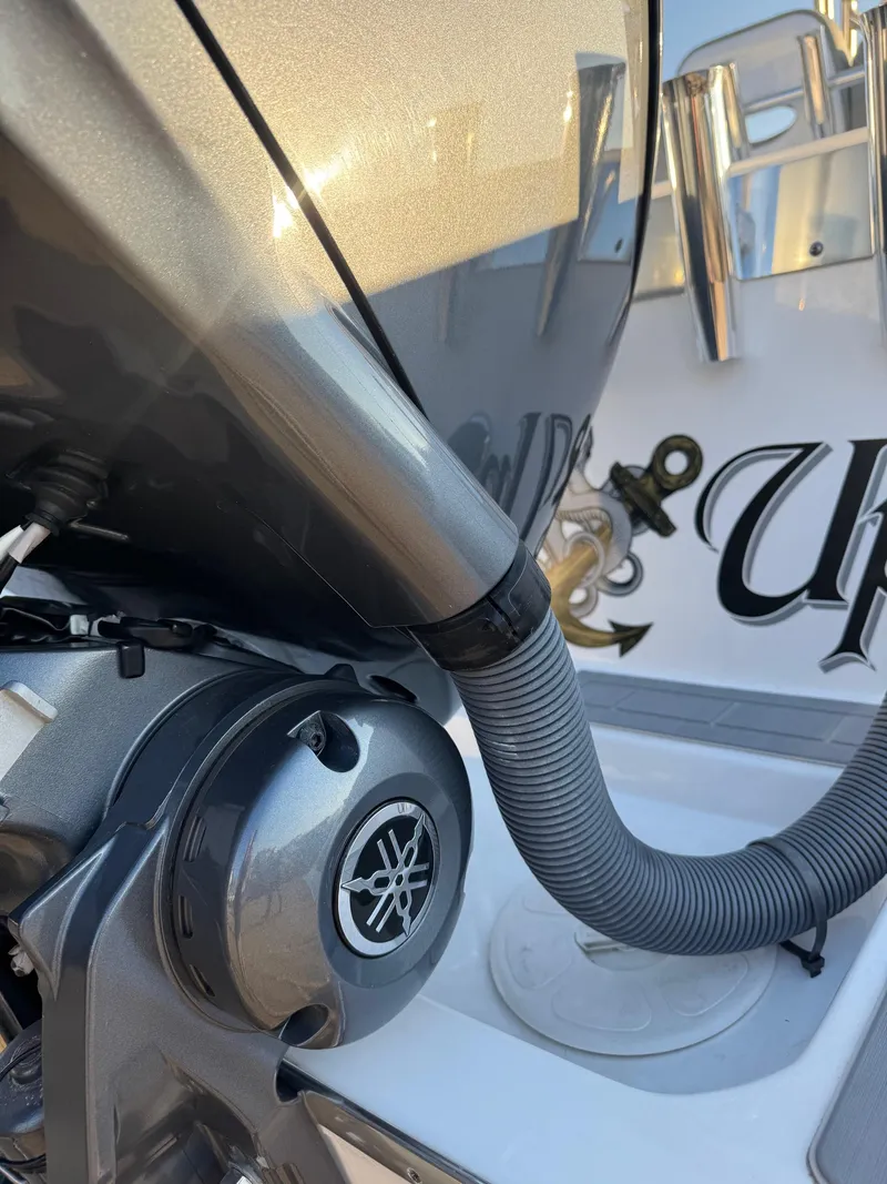 Slide: The Image of 2022 Cape Horn 22 OS boat engine detail with Yamaha components. - 12