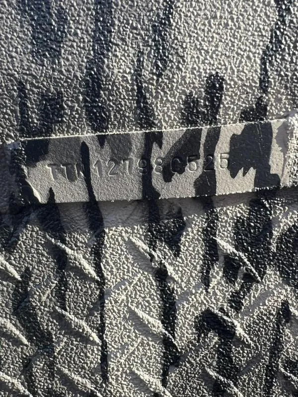 Slide: The Image of Close-up of 2025 Havoc Boats 1653 MSTC hull identification number on textured surface. - 17