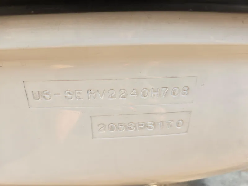 Slide: The Image of Hull identification number on 2008 Sea Ray 205 Sport boat. - 41