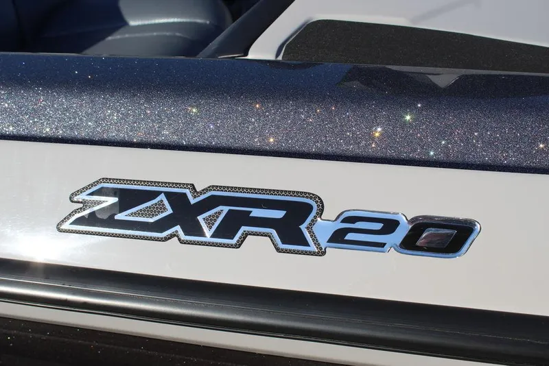Slide: The Image of 2025 Skeeter ZXR20 logo on a sleek, metallic boat surface. - 15
