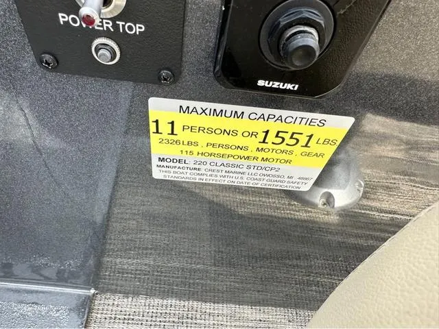 Slide: The Image of Crest CLASSIC DLX 220 SLS W/115HP 2023 - 13