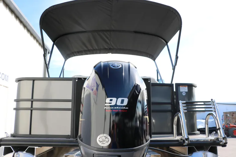 Slide: The Image of 2025 Sylvan Mirage 820 Party Fish Premium Pontoon with 90 horsepower engine. - 6