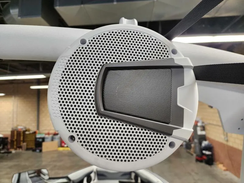 Slide: The Image of Close-up of Axis T235 2025 model speaker in a workshop setting. - 22