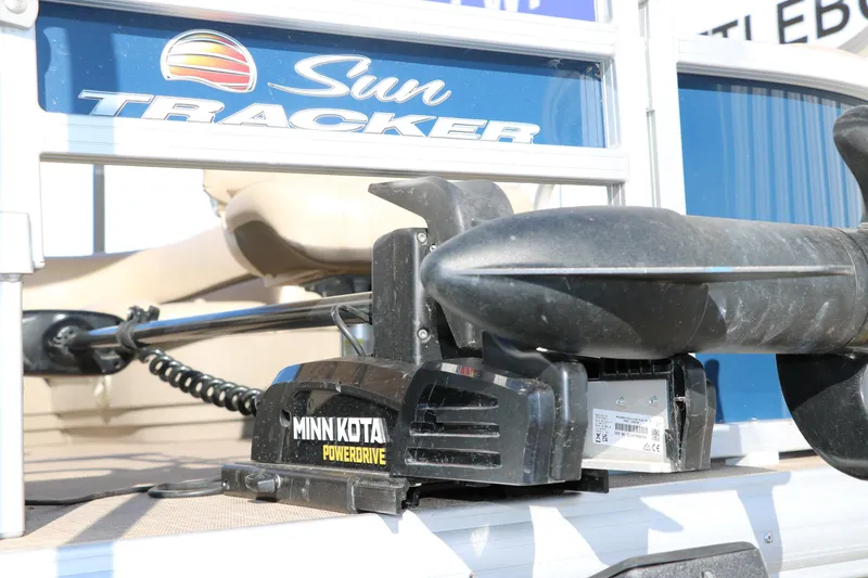 Slide: The Image of 2023 Sun Tracker Bass Buggy 18 DLX with Minn Kota PowerDrive motor. - 14