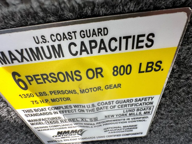 Slide: The Image of Lund Rebel XL 1650 SS w/ 60HP Mercury! 2025 - 7