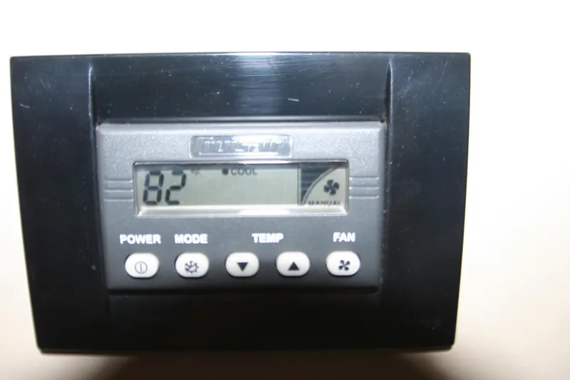 Slide: The Image of 2008 Cruisers Yachts 460 Express boat accessory mounts on beige surface. - 18